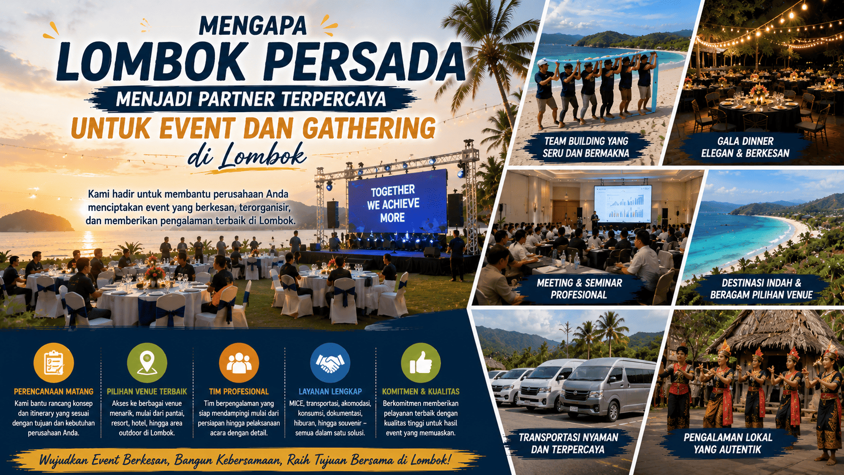 10 Mobil Favorit untuk Liburan Keluarga di Lombok