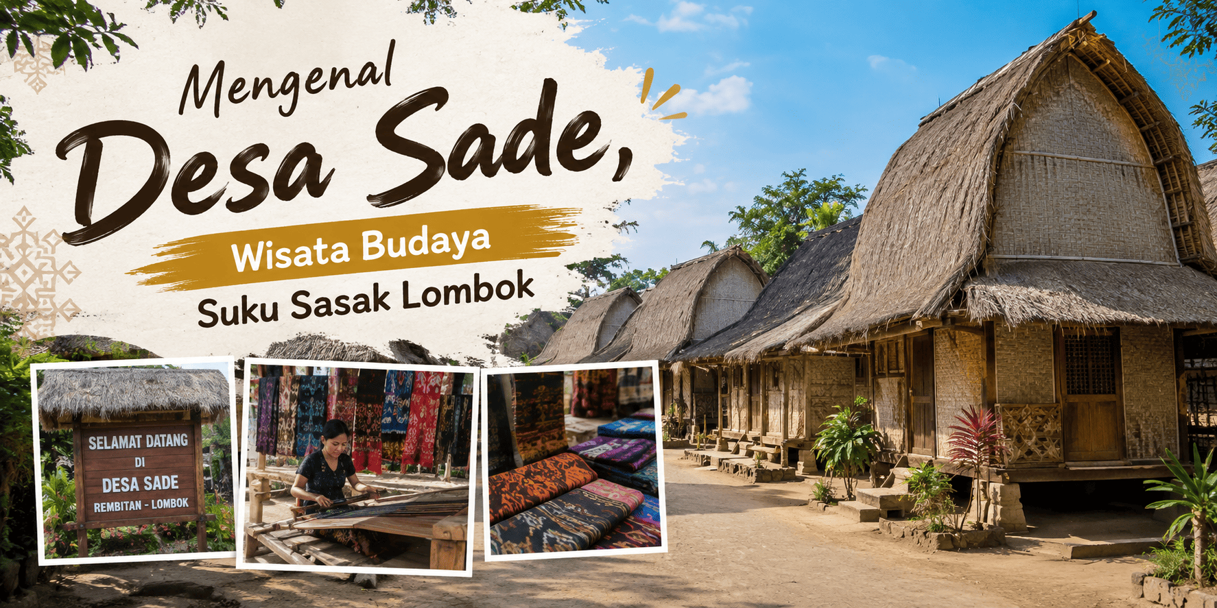 Mengenal Desa Sade, Wisata Budaya Suku Sasak Lombok
