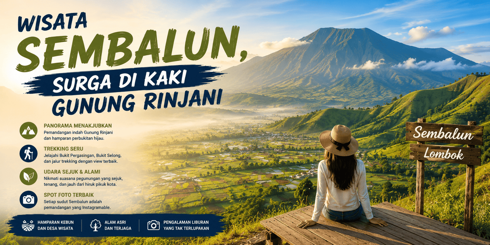 Wisata Sembalun, Surga di Kaki Gunung Rinjani
