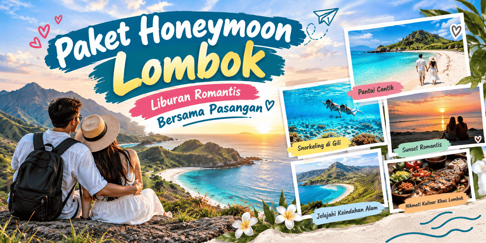 Paket Honeymoon Lombok - Liburan Romantis Bersama Pasangan